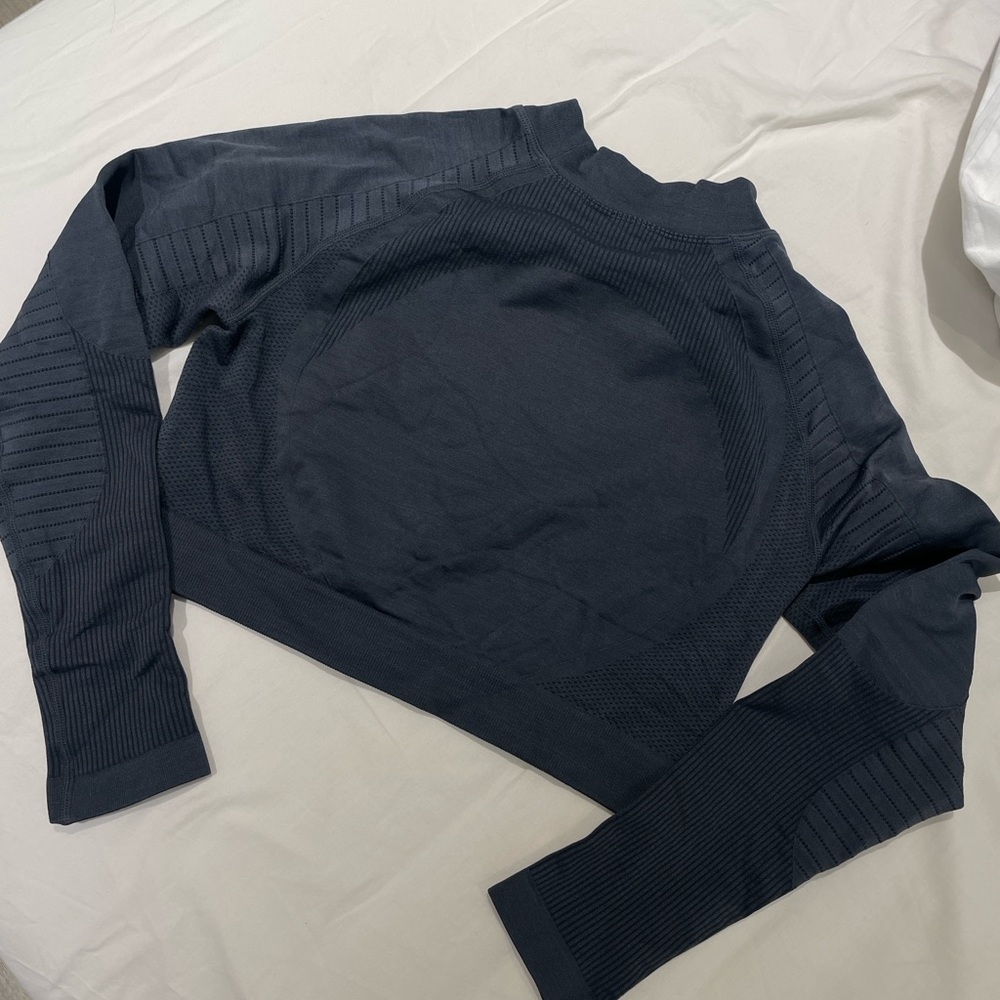Ozone High Neck LS Tee - Carbon - Picture 4 of 4